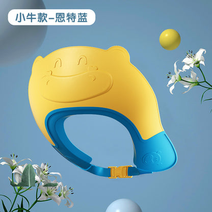Adjustable Waterproof Silicone Kids Bath Cap with Ears