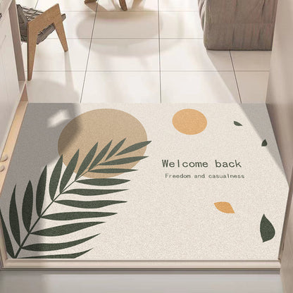Non-Slip Entrance Mat with Washable Absorbent Design