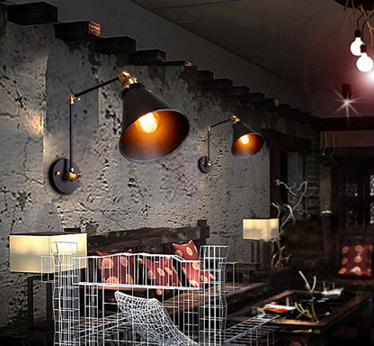 RetroFlex E27 Industrial Wall Lamp