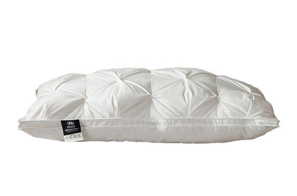 Feather Pillows with White Goose Neck Guards (Pair)