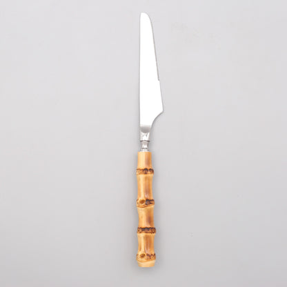 304 Stainless Steel Bamboo Style Cutlery Set (5 Pieces)