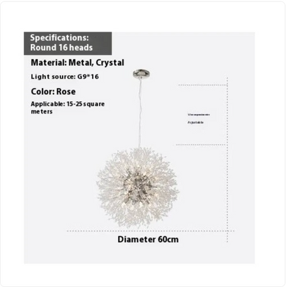Dandelion Crystal Chandelier