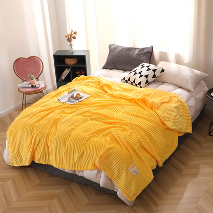 Double-Layer French Flannel Blanket – Magic Velvet Throw