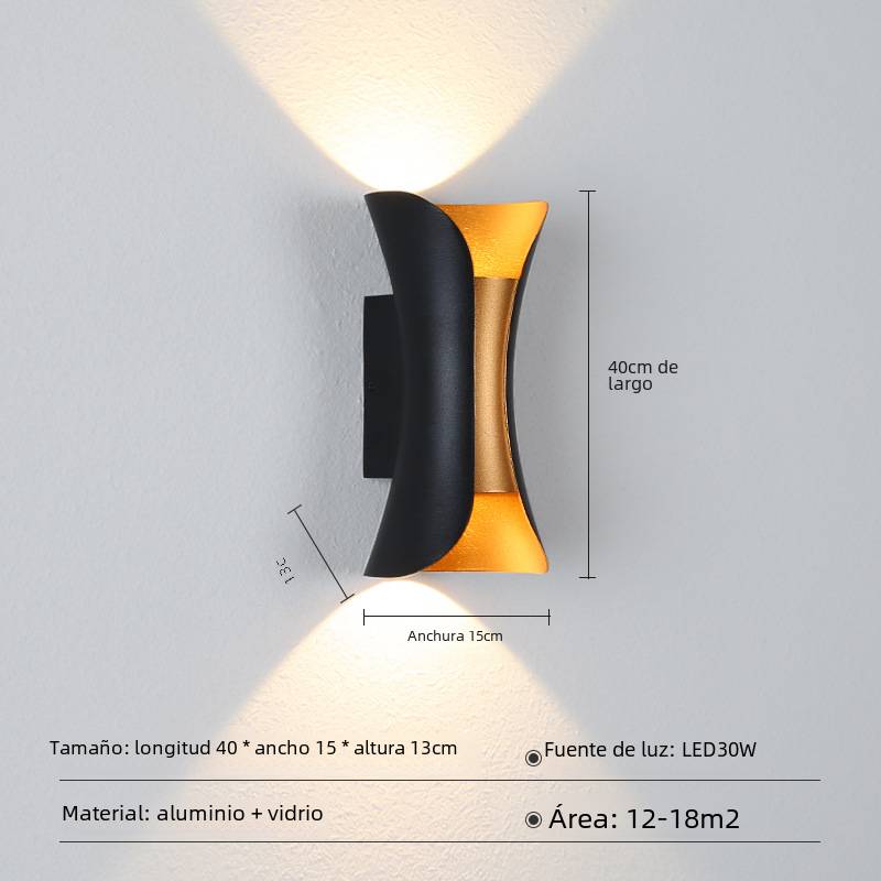 Outdoor Waterproof Creative Wall Lamp for Modern Spaces