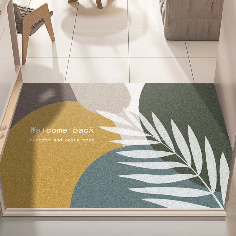 Non-Slip Entrance Mat with Washable Absorbent Design