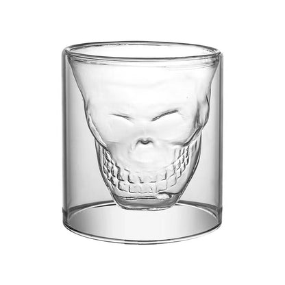 Creative Double-Layer Skull Cup for Cocktails (High Borosilicate)