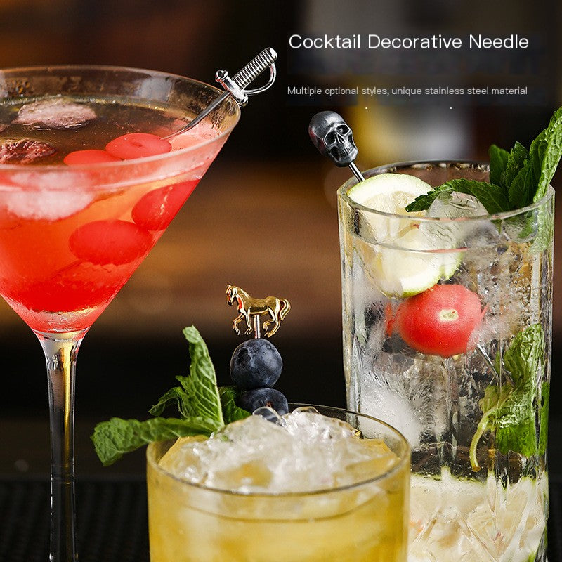 Stainless Steel Fruit Forks and Cocktail Picks Set