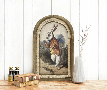 Easter Bunny Wall Art for Rustic Farmhouse Decor