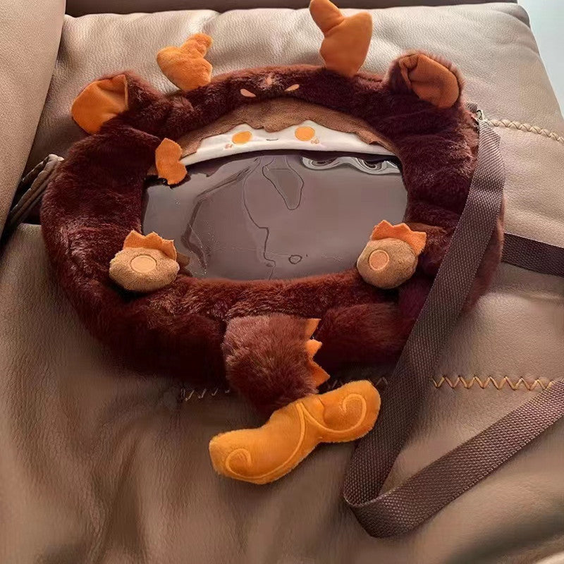 Juego de muñeco de peluche y bolso de hombro de Genshin Impact