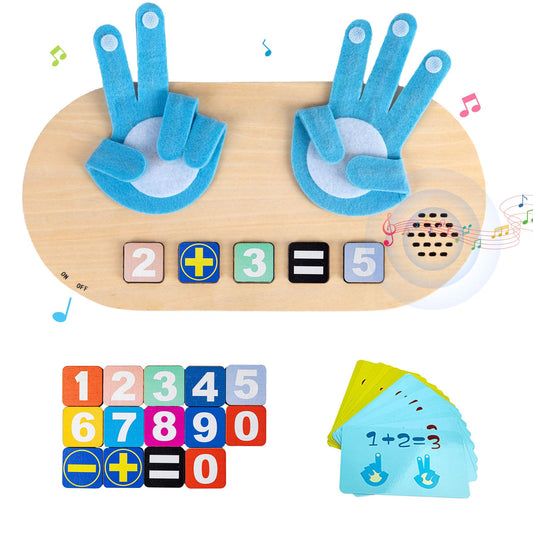 LEARNINGCARE Montessori Toys Number Blocks Toys for Kids Learning Toys for Toddlers 3+ Years with Music Math Game Educational Toys Homeschool Supplies Preschool Kindergarten Math Manipulatives
