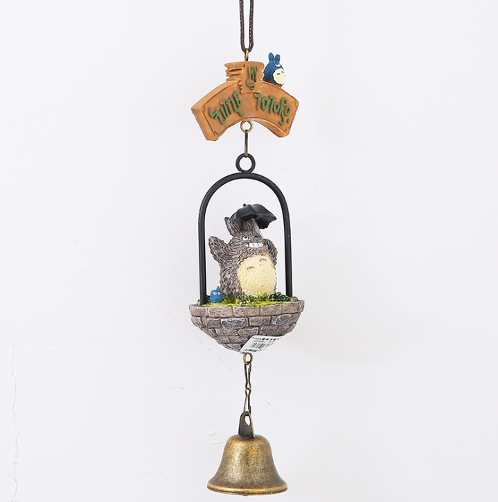 Totoro Wind Chime Pendant - Cute Decorative Item