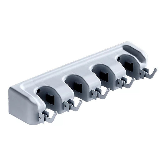 Wall-Mounted Multifunctional Mop and Broom Holder