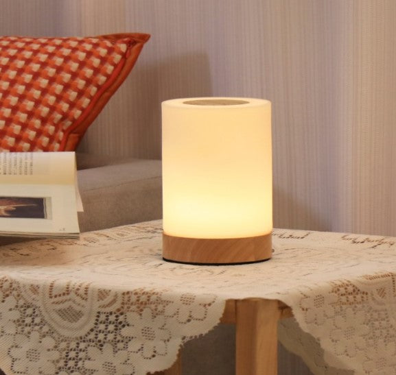 Rechargeable Ambient Night Light – Warm LED Table Lamp for Bedroom