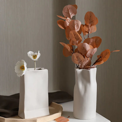 Nordic Tube Ceramic Vase Decorative Piece (One Item)