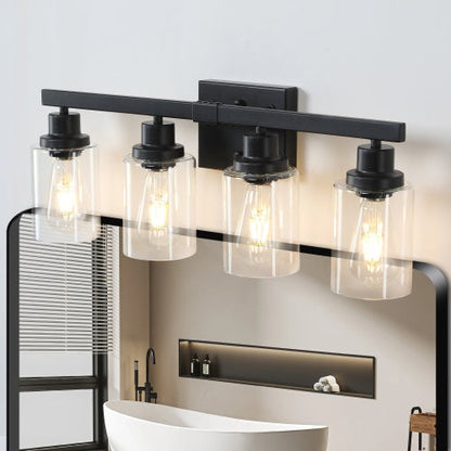 Farmhouse Rustic Wall Sconce Lamps – Set of 4