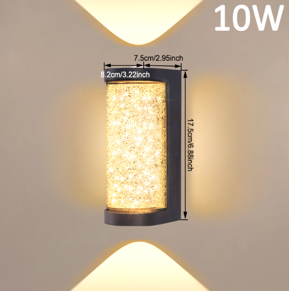 Elegant Crystal Wall Light