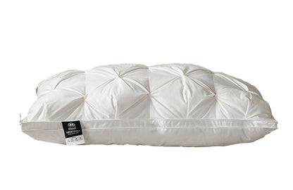 Feather Pillows with White Goose Neck Guards (Pair)