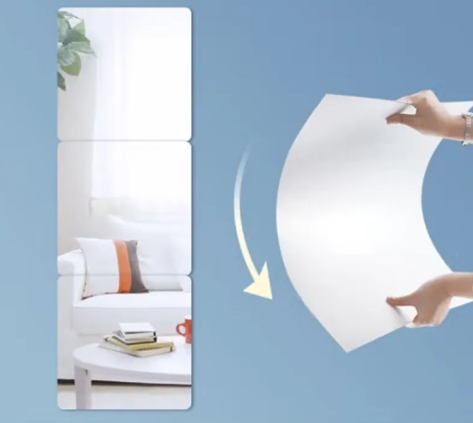 Acrylic Mirror Sticker Self-adhesive Household Soft Mirror