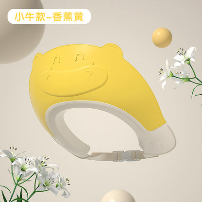 Adjustable Waterproof Silicone Kids Bath Cap with Ears