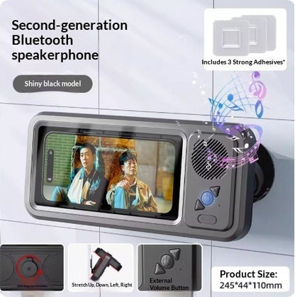 Bathroom Waterproof Phone Box with Bluetooth Speaker