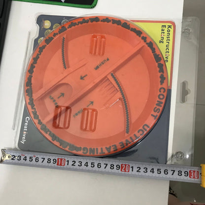 Kids Dinnerware Set with Truck and Excavator Plates