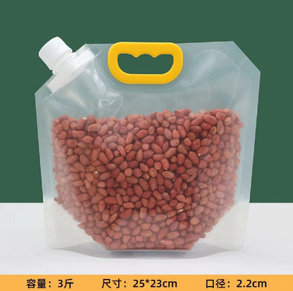 Bolsas selladas de grado alimenticio para almacenar granos y arroz