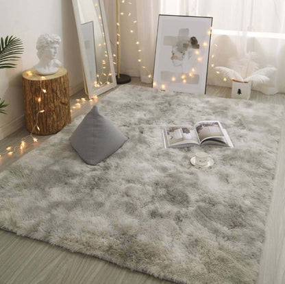Tie-Dye Plush Carpet for Living Room and Bedroom