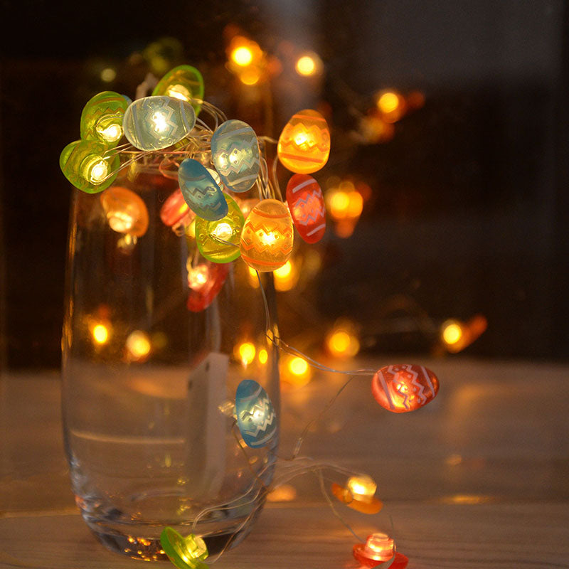 Carrot Rabbit Shaped Decorative Festival Lamp String