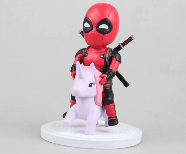 Figura de acción de Deadpool y estatua de colección
