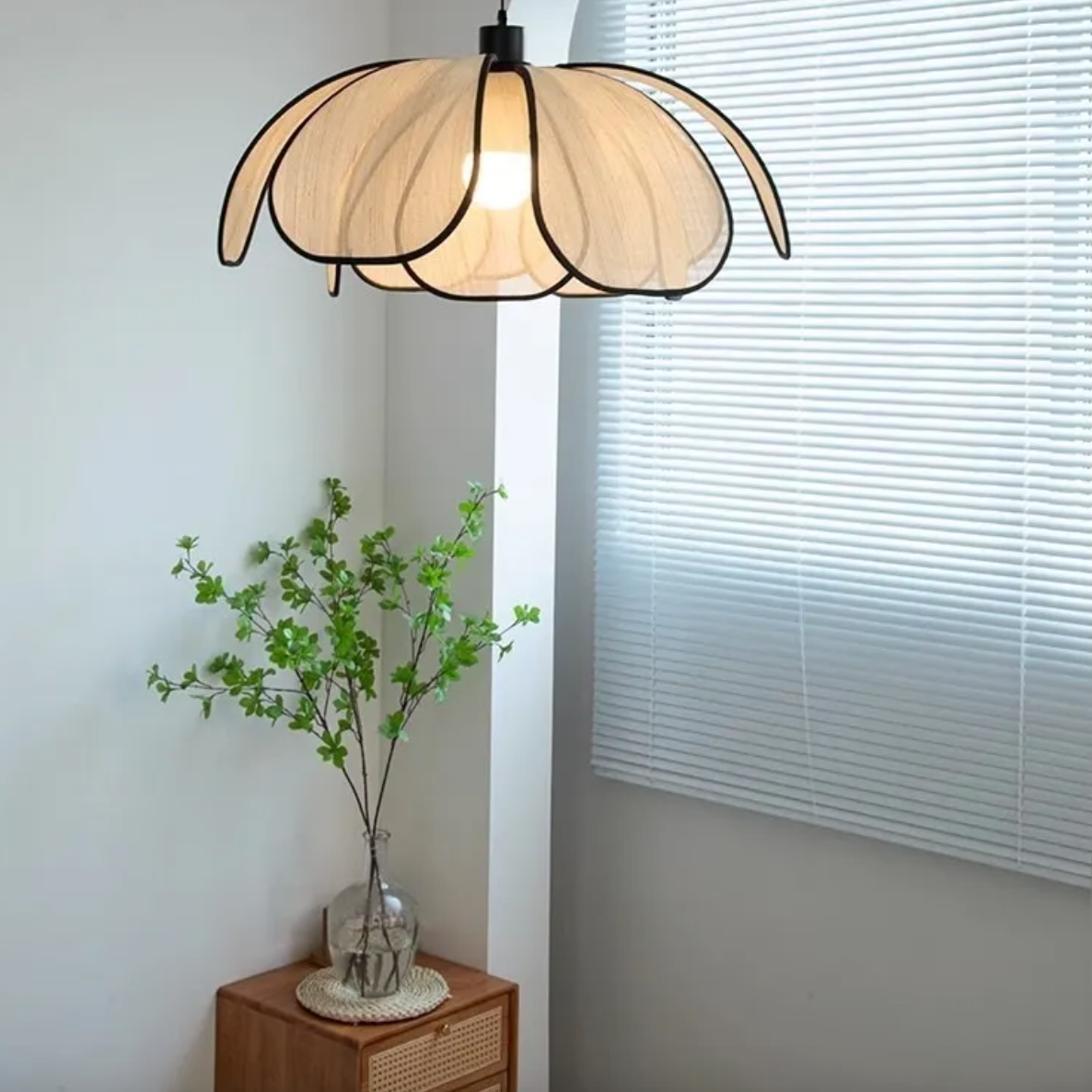 Cream Style Petal Chandelier