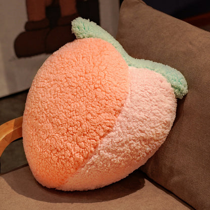 Cute Cartoon Fruit Plush Pillows - Carrot, Cactus, Pineapple