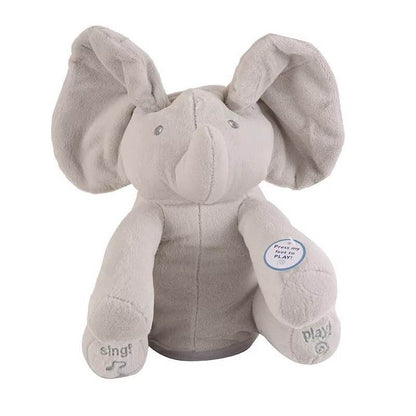 Elefante de peluche musical personalizable para niños
