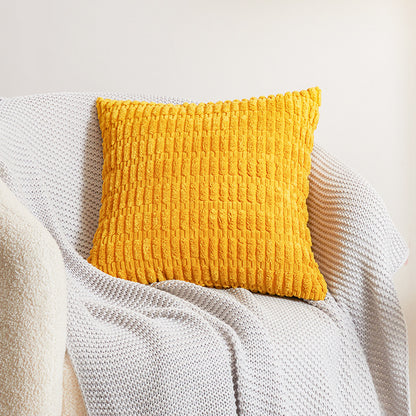 Corduroy Home Sofa Decorative Pillow Cover (Without Filling)