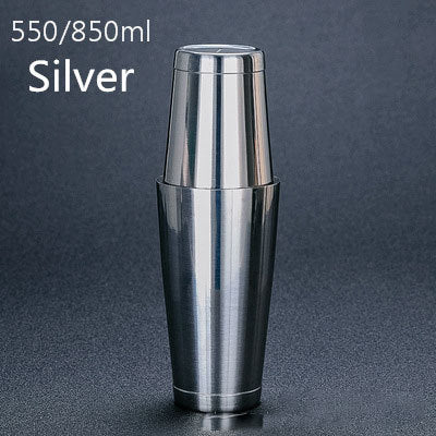 304 Stainless Steel Boston Cocktail Shaker with Design