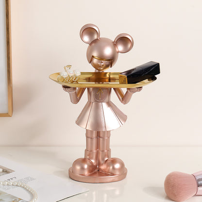 Galaxy Girl Key and Accessory Organizer for Entryway