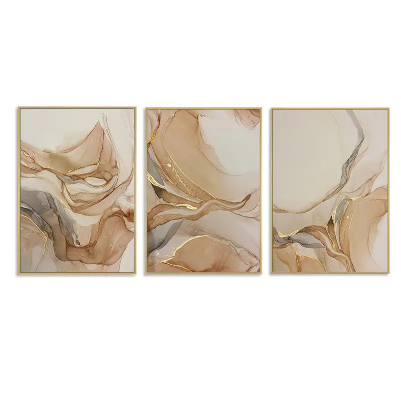 3pcs Boho Modern Abstract Wall Art Canvas Set