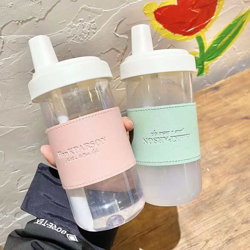 Personalized English Insulated Plastic Cup for Bubble Tea