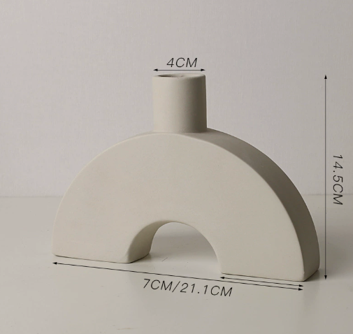 Nordic Tube Ceramic Vase Decorative Piece (One Item)