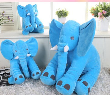 Plush Elephant Toy and Pillow Companion