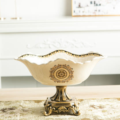 Creative Ceramic Fruit Bowl for Living Room Decor