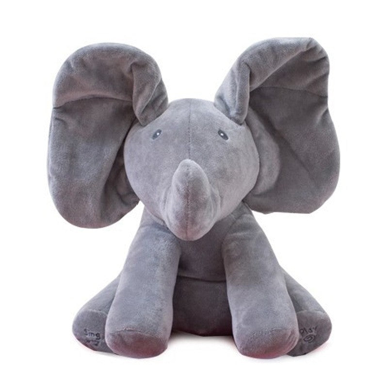 Elefante de peluche musical personalizable para niños