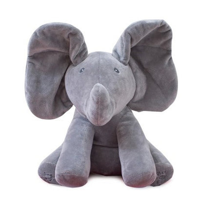 Elefante de peluche musical personalizable para niños