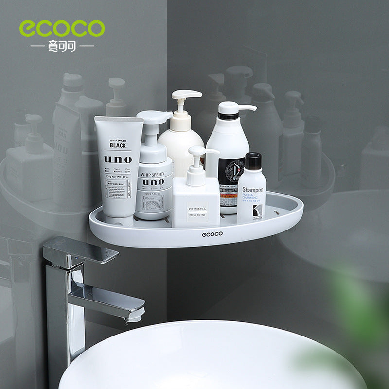 Wall-Mounted Bathroom Storage Rack for Easy Organization