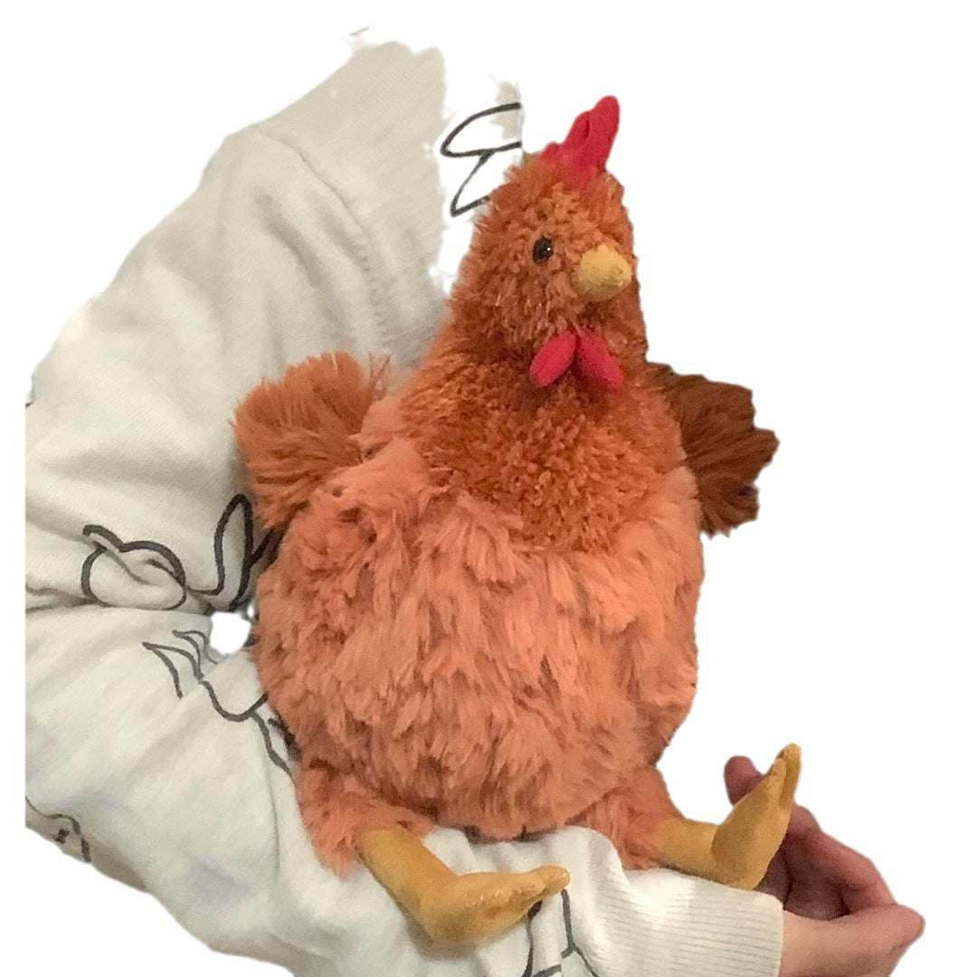 Cecil Realistic Plush Hen Toy - Cute Jellycat Cruney