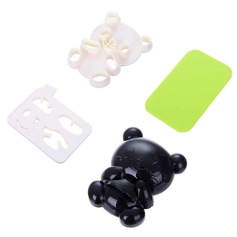 Cartoon Panda Rice Ball Mold for DIY Sushi Making