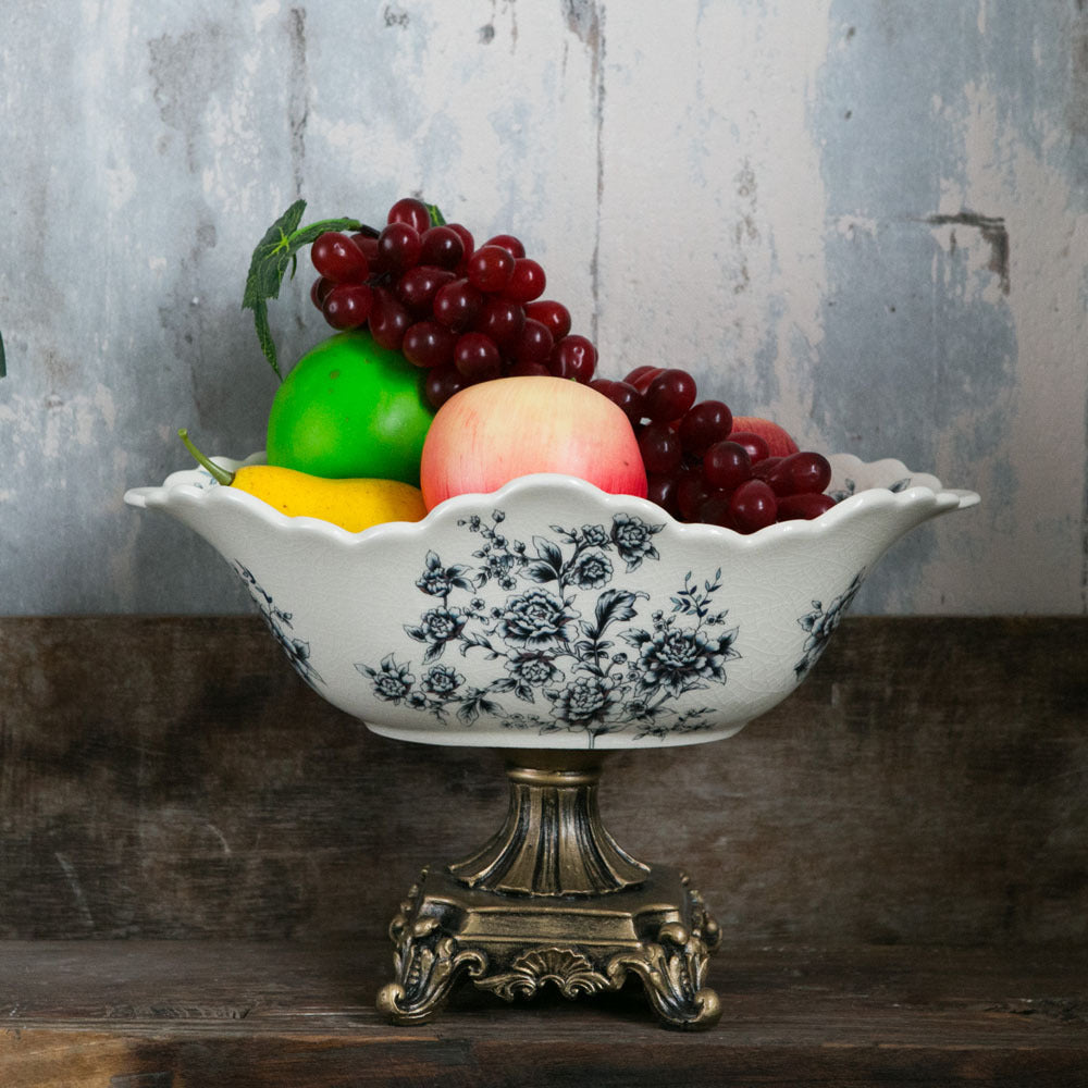 Creative Ceramic Fruit Bowl for Living Room Decor