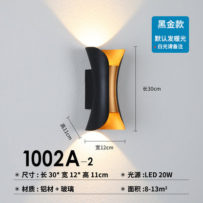 Outdoor Waterproof Creative Wall Lamp for Modern Spaces