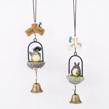 Totoro Wind Chime Pendant - Cute Decorative Item
