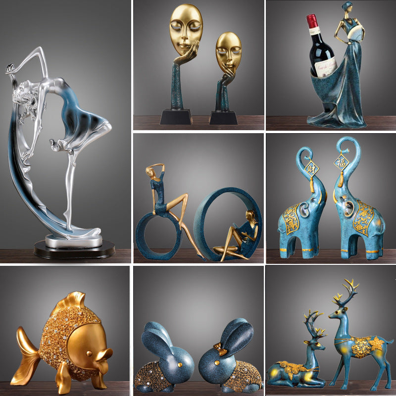 Modern Resin Decorative Figurine
