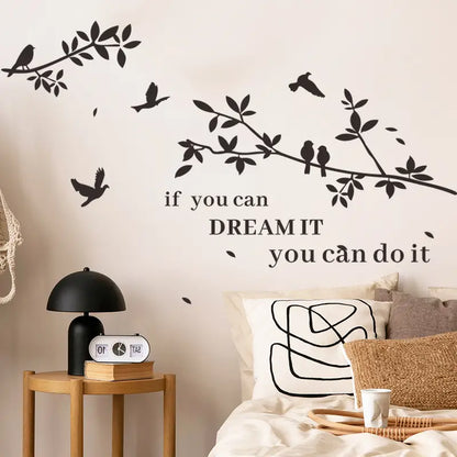 Self-Adhesive PVC Branch Wall Art Sticker (1pc)